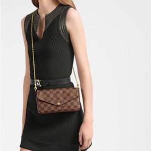 Lv felicie pochette beautiful 😍 (New) (crossbody) (price reflects authenticity)